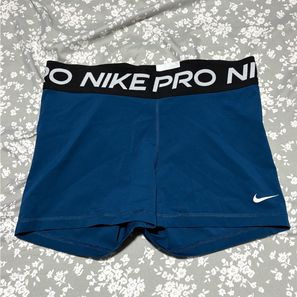 Nike Pro Black and Gray Dri-FIT Shorts